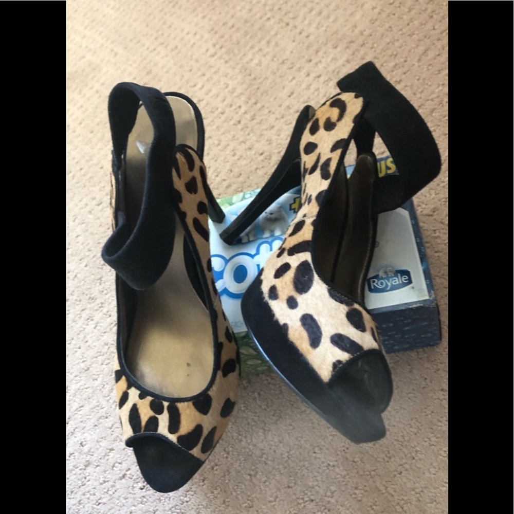 LMODA SPAN/  Leopard Lace Shies size  8M